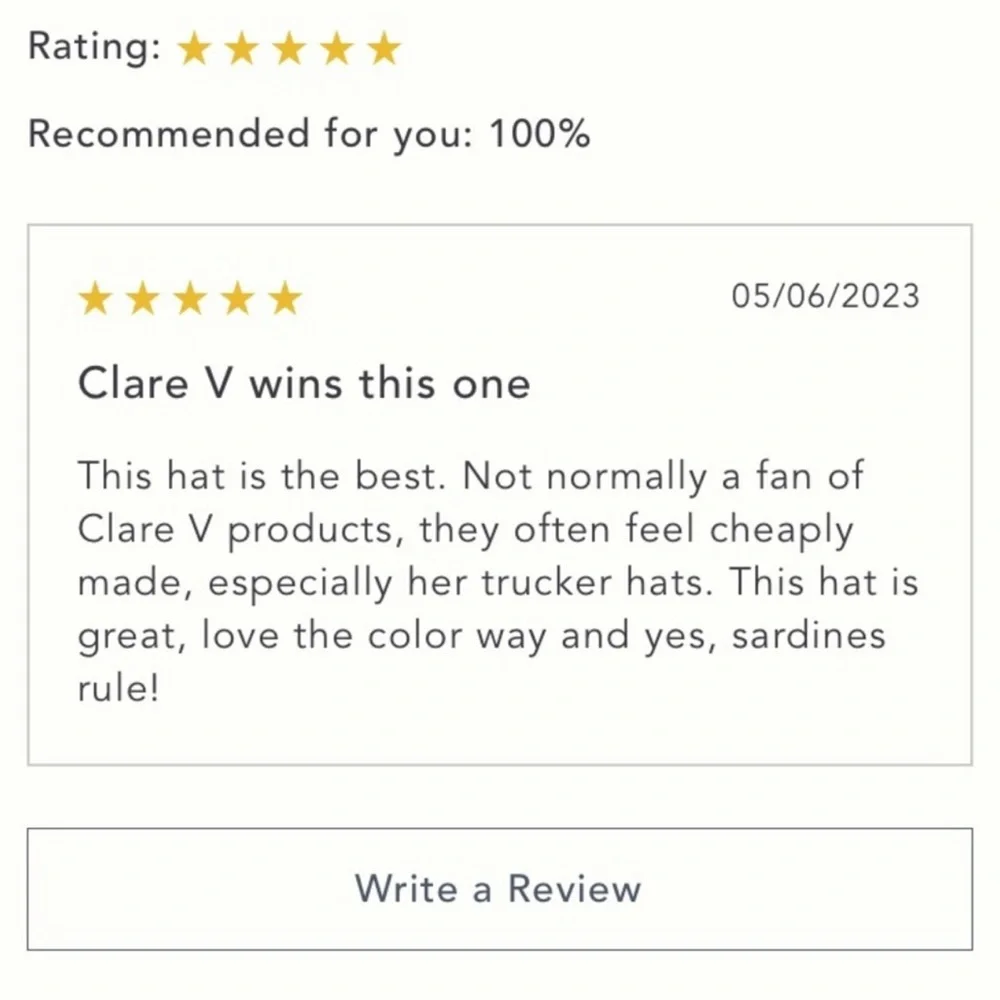 💜Updated!💜 Clare V. Liberes le sardines Lavender Baseball Hat - Picture 4 of 11